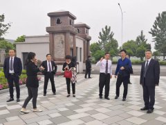 江苏盐城大丰福寿园向导来浙江太阳城官网调研